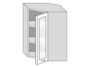 19.60.3у Шкаф настенный (h=913) угловой на 600мм со стекл. дверцей в Магнитогорске - magnitogorsk.магазин96.com | фото