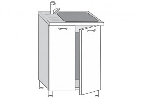 2.60.2мн Шкаф-стол на 600мм под накладную мойку с 2-мя дверцами в Магнитогорске - magnitogorsk.магазин96.com | фото