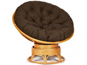 Кресло-качалка Papasan w 23/01 B с подушкой Honey, ткань Коричневый в Магнитогорске - magnitogorsk.магазин96.com | фото