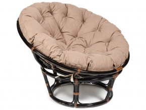 Кресло Papasan 23/01 W с подушкой Antique brown, экошерсть Коричневый в Магнитогорске - magnitogorsk.магазин96.com | фото