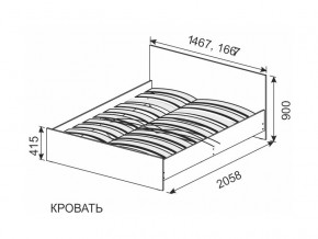 Кровать 1600х2000 ортопедическое основание в Магнитогорске - magnitogorsk.магазин96.com | фото