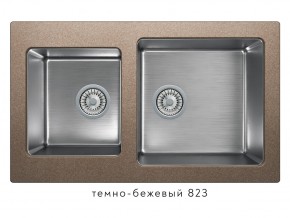 Мойка комбинированная Tolero twist TTS-840 Темно-бежевый 823 в Магнитогорске - magnitogorsk.магазин96.com | фото