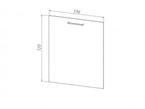 П 60 Комплект для посудомоечной машины 600 мм (цоколь + фасад) ЛДСП в Магнитогорске - magnitogorsk.магазин96.com | фото