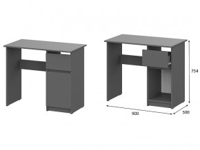 Стол письменный 900 Денвер Графит серый в Магнитогорске - magnitogorsk.магазин96.com | фото
