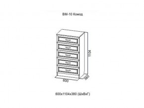 ВМ-10 Комод в Магнитогорске - magnitogorsk.магазин96.com | фото